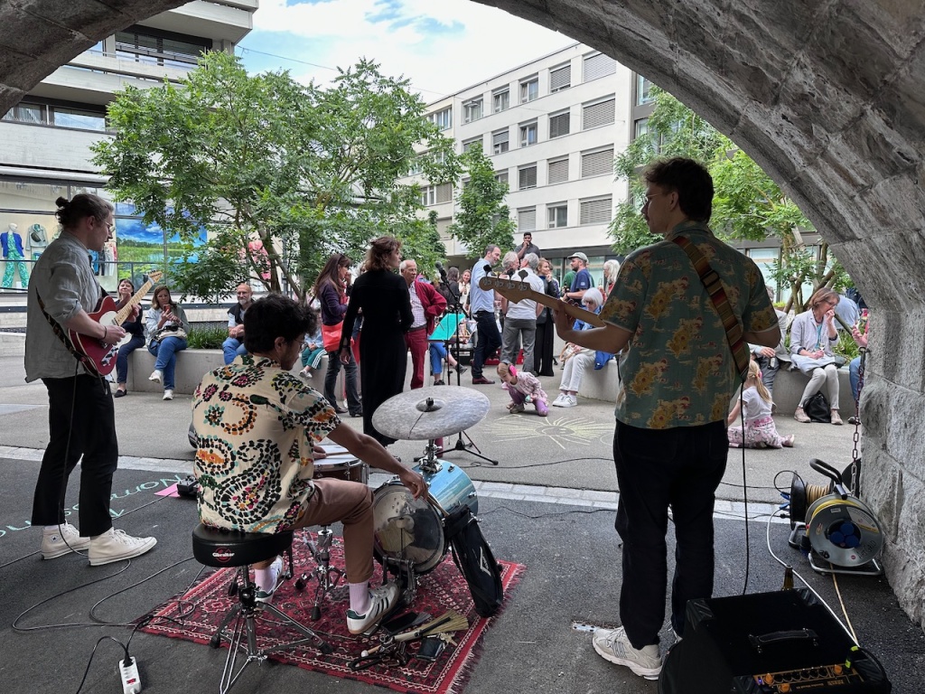 Konzert an der Vernissage 